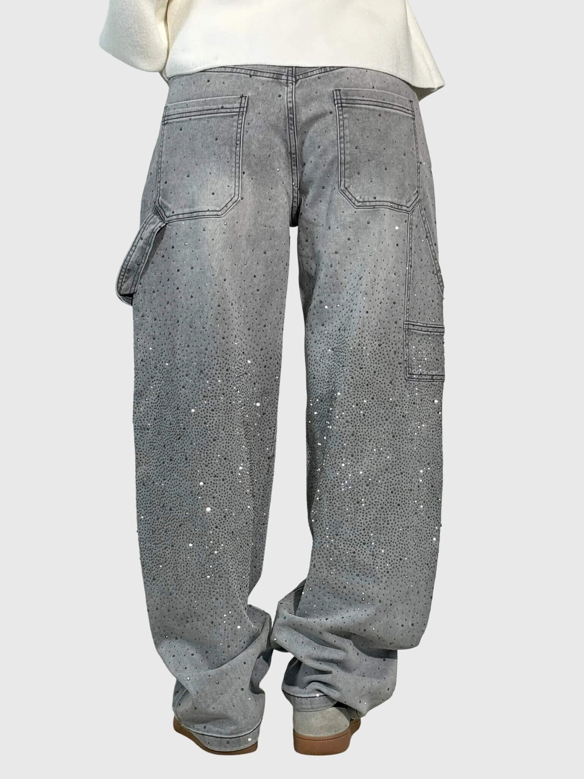 Kimberly | Women’s Sparkle Diamond Denim Pants