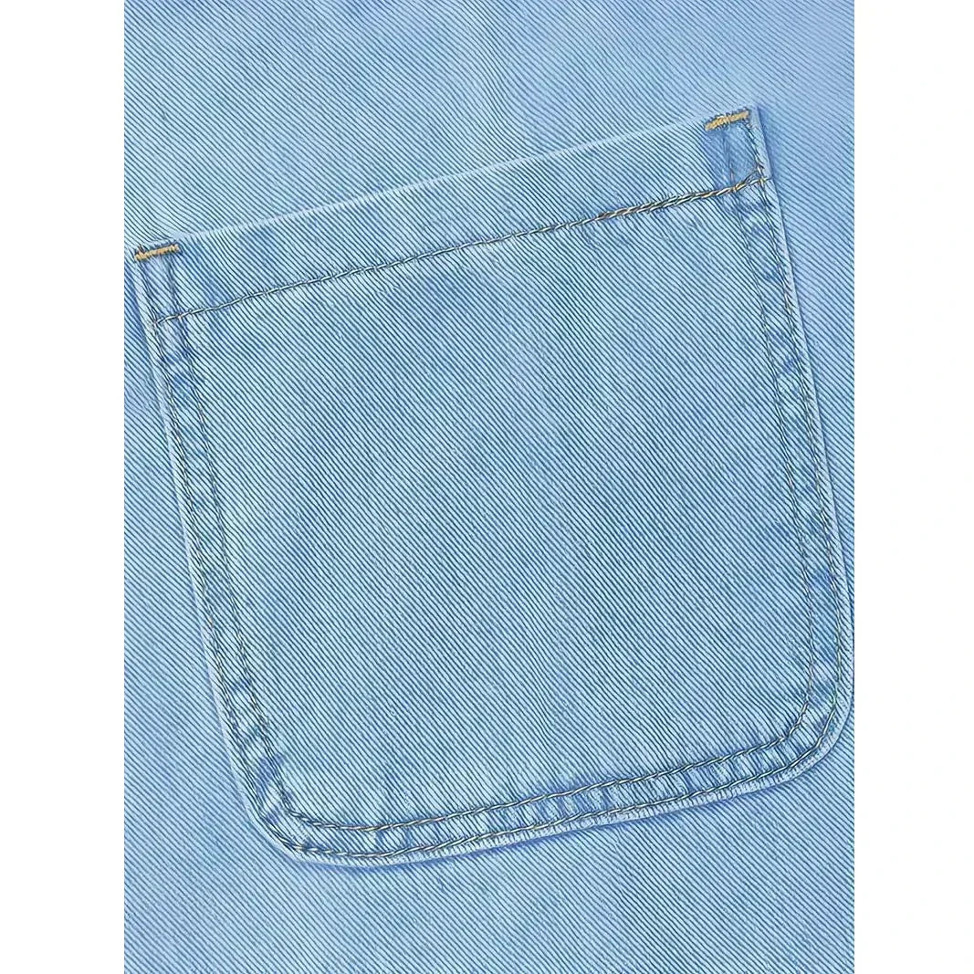 Emma Relaxed Denim-Look Dress
